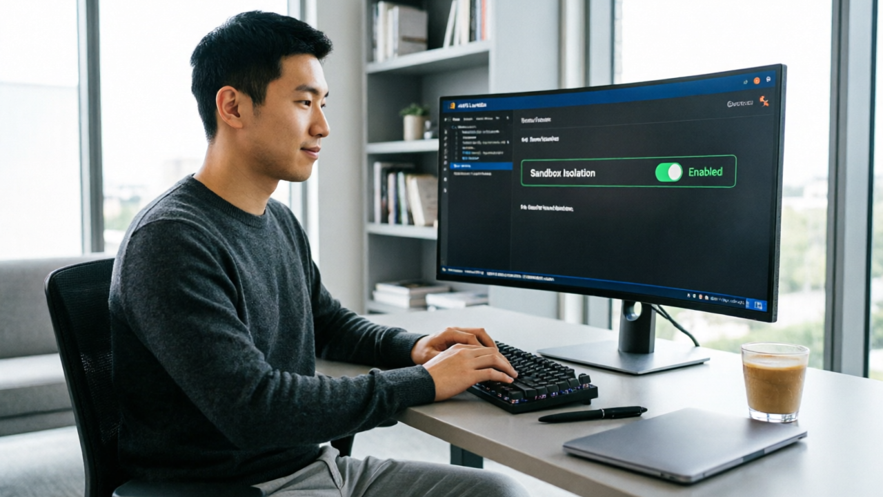 Lambda配置界面中的沙箱隔离开关