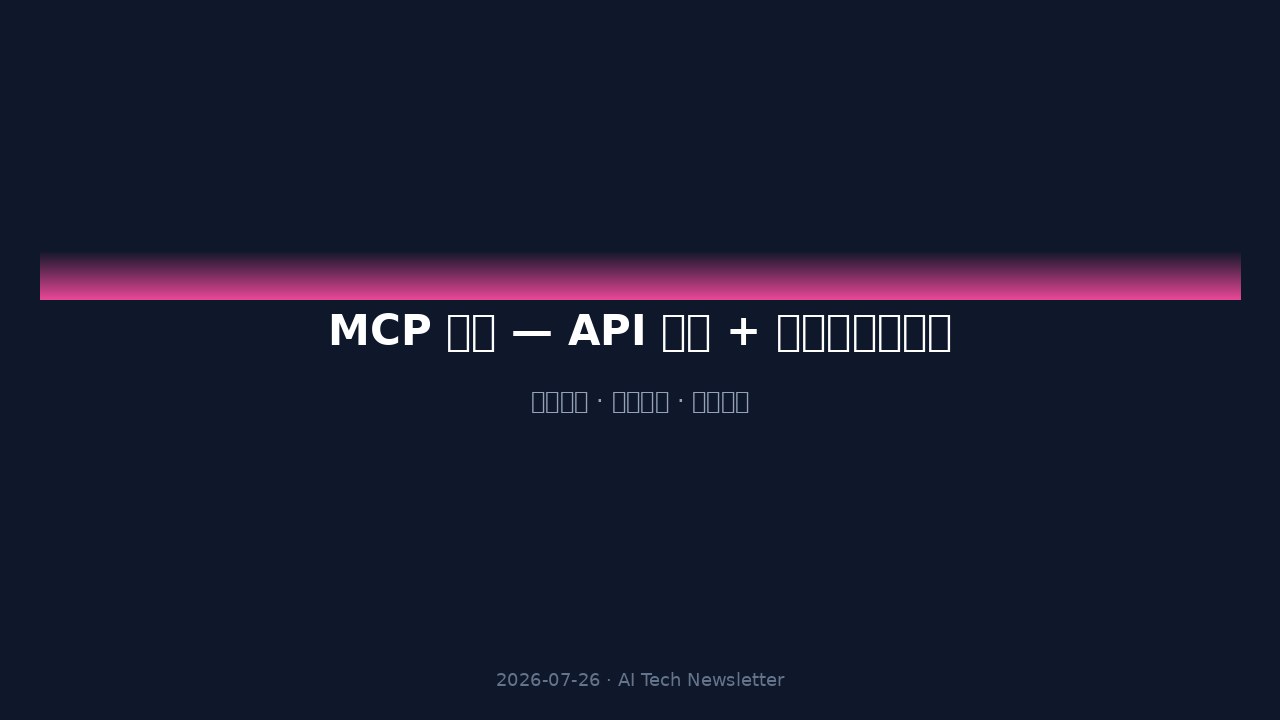 MCP与API网关集成架构图