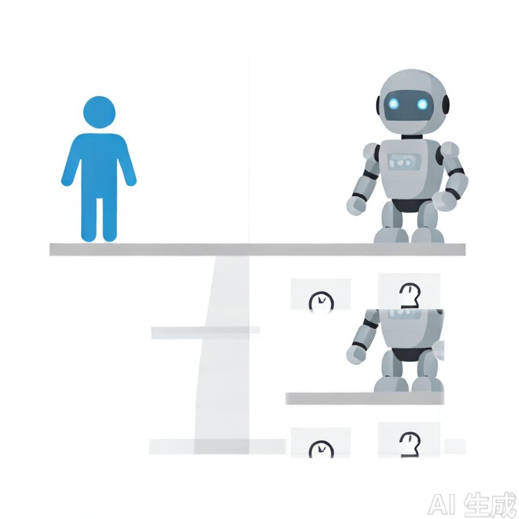 人类中立倾向与模型偏置对比